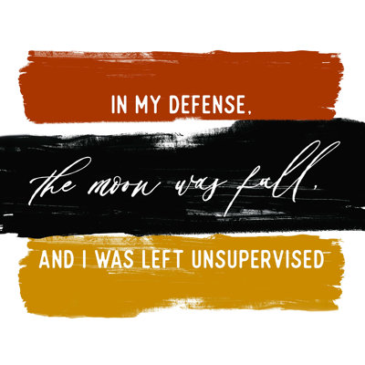 In My Defen - Wrapped Canvas Print