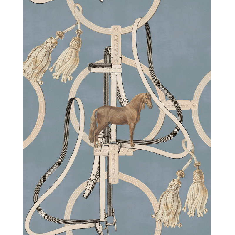 GRAND DERBY Blue Ribbon, Blue/Brown/Tan