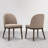 Wide Cushioned Solid Wood Dining Chairs-1531881735