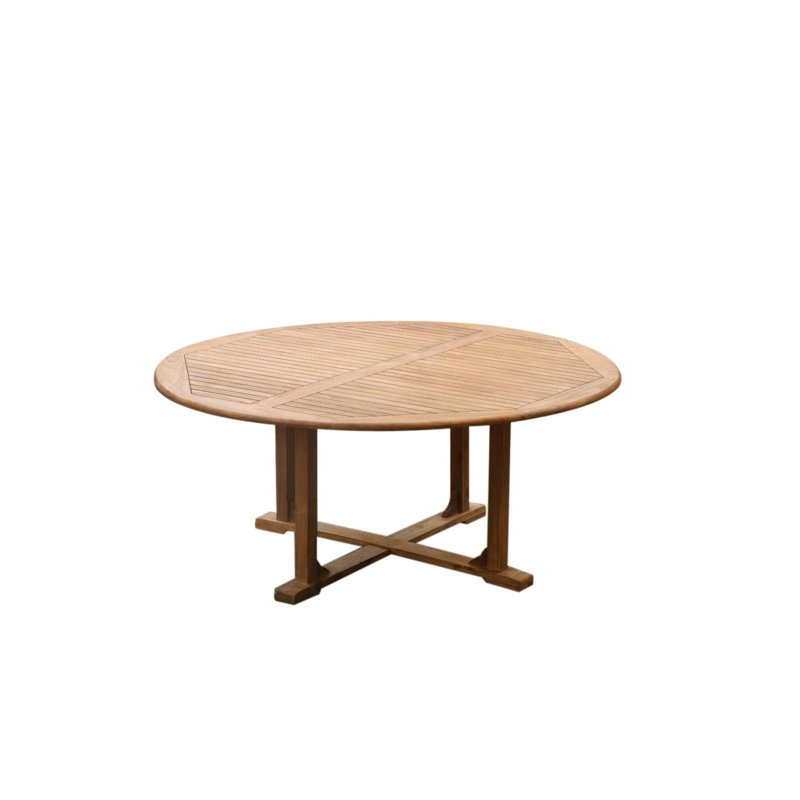 Jones Outdoor 7 - Piece Teak Dining Set, 60" L x 60" W x 30.5" H
