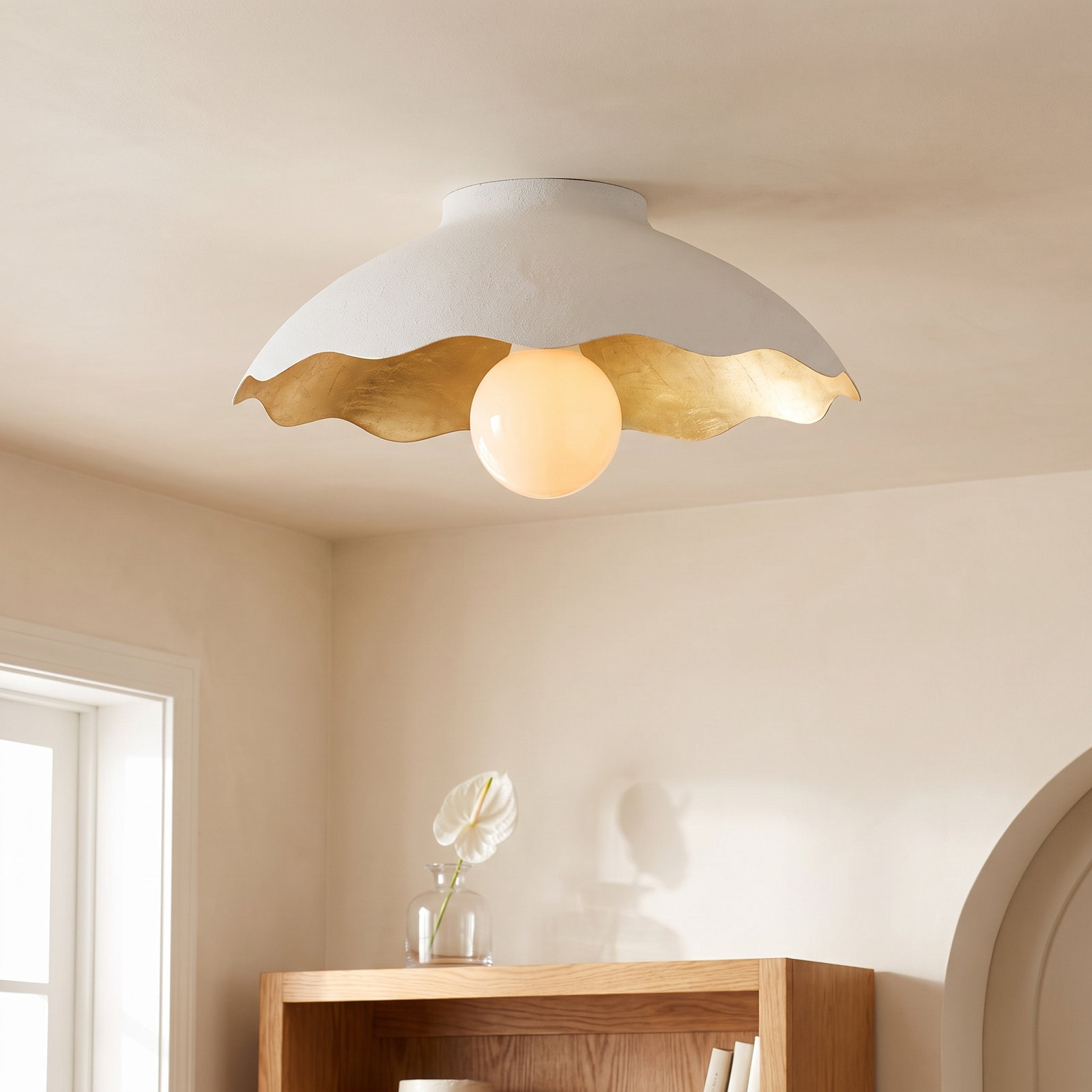 Single Light Flush Mount