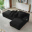 Méridienne double compressible avec porte-gobelets-754843558