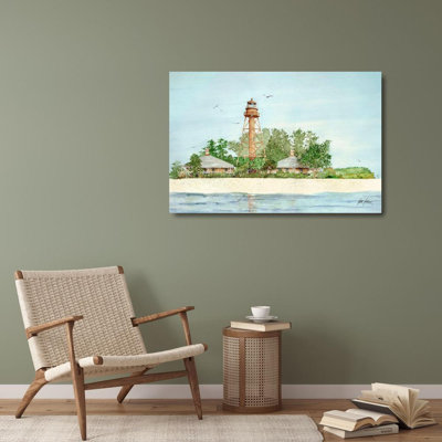 «Breakwater Bay Rizzo», art sur toile tendue par Gene Gallery: Sanibel Island, Floride