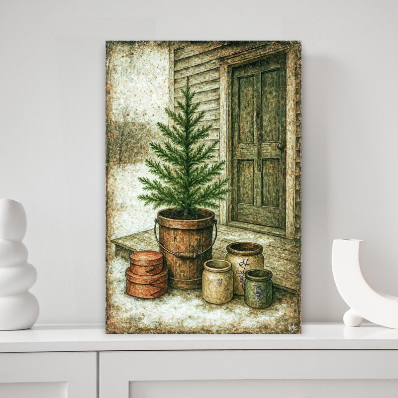 Arbre de Noël Shaker, 18" H x 12" W