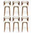 Swivel Faux Leather Counter & Bar Stools