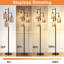 Lampe sur pied Brioni Boho Rattan