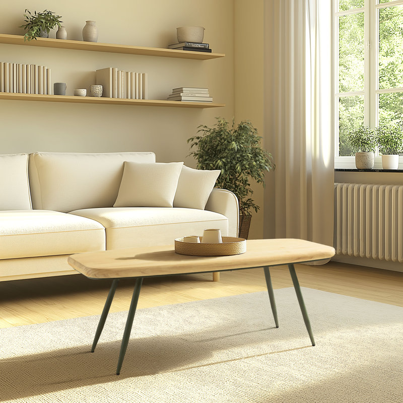 Ancle Coffee Table, 45cm H x 120cm W x 48cm D