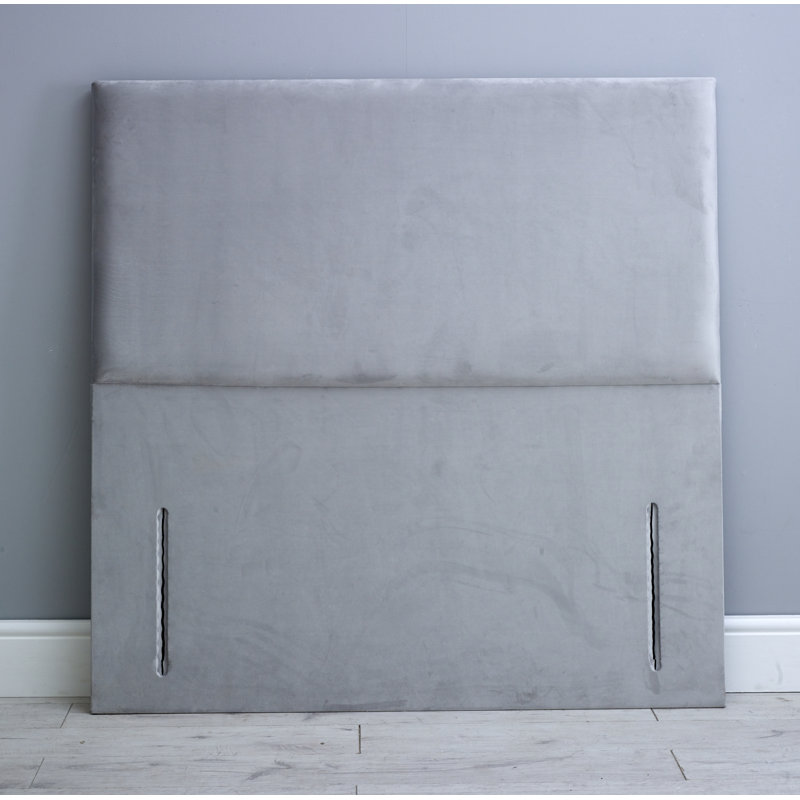 Mel Upholstered Headboard, Ashphalt, Small Double (4')