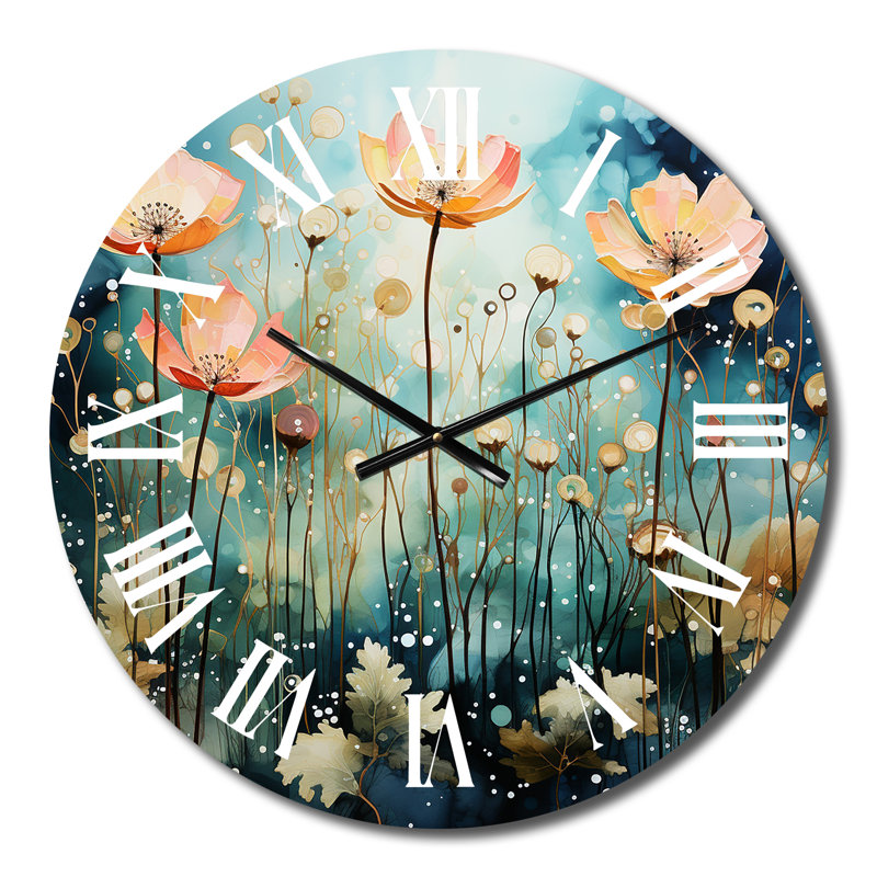 Horloge murale en métal, Moyenne