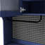 Buffet autoportant de 63 po de largeur avec huche, grande armoire de rangement pour bar à café avec 6 tiroirs, 5 armoires avec tablettes réglables, panneau perforé, porte-serviettes, prise de courant, bleu