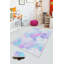 Tapis 100% polyester de qualité supérieure, imprimé en 3D, 4 po x 6 pi, hauteur de poils de 0,04 po | Antibactérien, points antidérapants en PVC, lavable à la machine | Idéal pour le salon, la chambre à coucher et la salle de jeux, design élégant et durable-1618108479