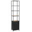 Aadhyan 180cm H x 40.5cm W Steel Etagere Bookcase