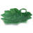 Martha Stewart Maple Leaf 10 Inch Figural Plate 6 Piece Set In Green