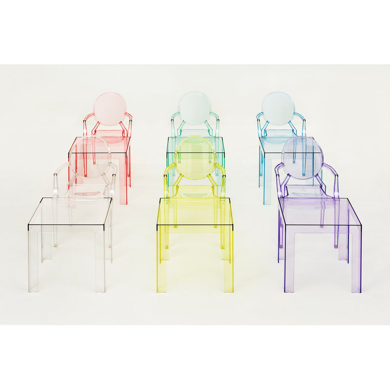 Ghost Outdoor Dining Armchair, Sky Blue