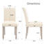 Chaise d'appoint rembourrée en tissu -851871371-858512265