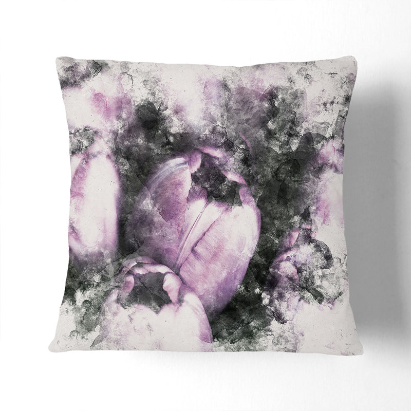 Square Cushion, 40cm H x 40cm W x 15cm D, Black