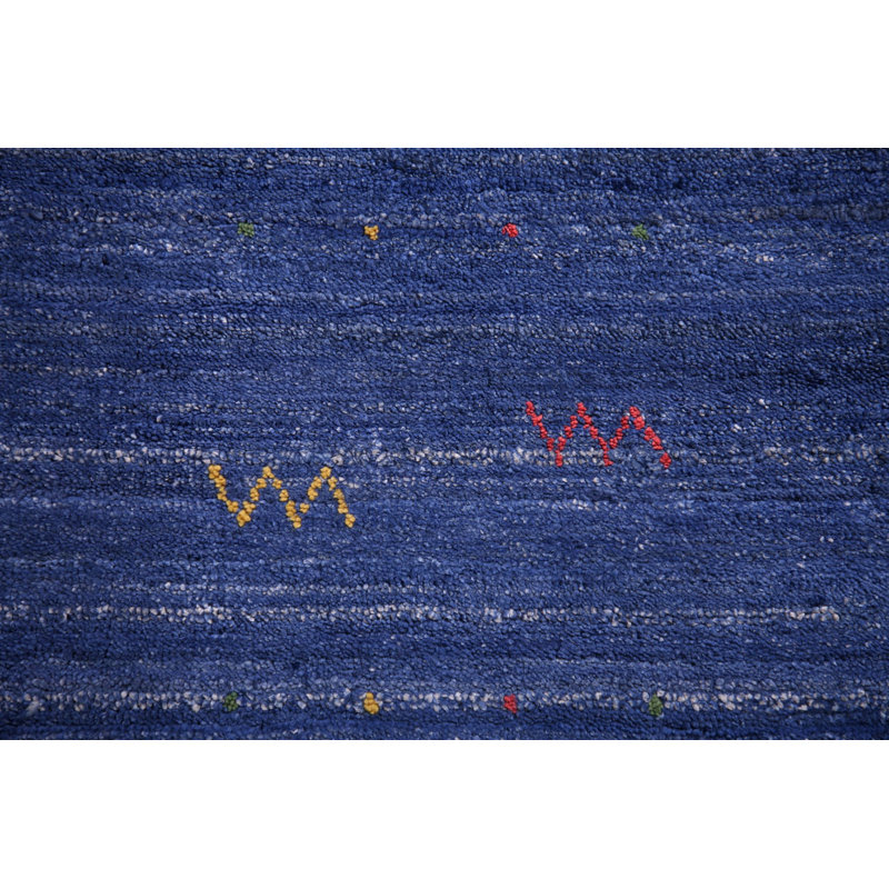 Tapis bleu Gabbeh