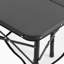 Table de camping pliante portative de 2 pi avec hauteur réglable et surface en panneau de fibres à densité moyenne durable pour une utilisation extérieure et intérieure