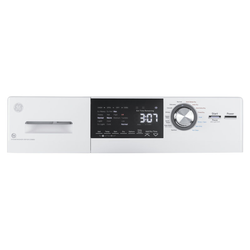 GE Capacity Front Load Washer/Condenser Dryer Combo