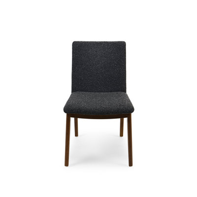 Modern Boucle Upholstered Dining Chair, Fully Assembled