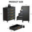 Commode 4 tiroirs 23,63 po Indee
