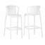 Ensemble de 2 tabourets de bar d'extérieur, tabourets de bar sans accoudoirs pour îlot de cuisine-1808728263