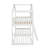 Twin Over Twin House Bunk Bed With Ladder-895721112