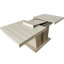 Table de salle à manger rectangulaire extensible avec base robuste