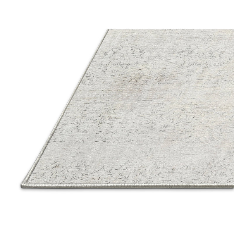 Tapis ivoire/gris, Rectangle de 6 pi x 9 pi