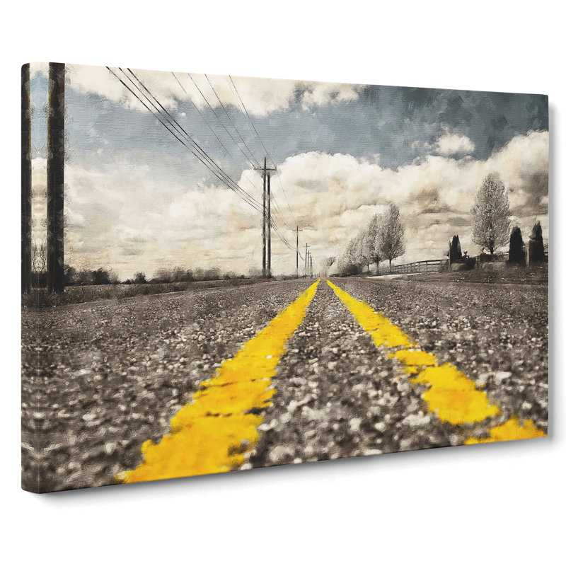 The Open Road Vol.4 - Wrapped Canvas, 35cm H x 50cm W x 3cm D