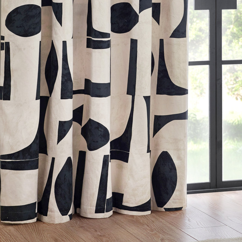 Candiance Room Darkening Curtain Pair, 168" W x 137" L, Blue