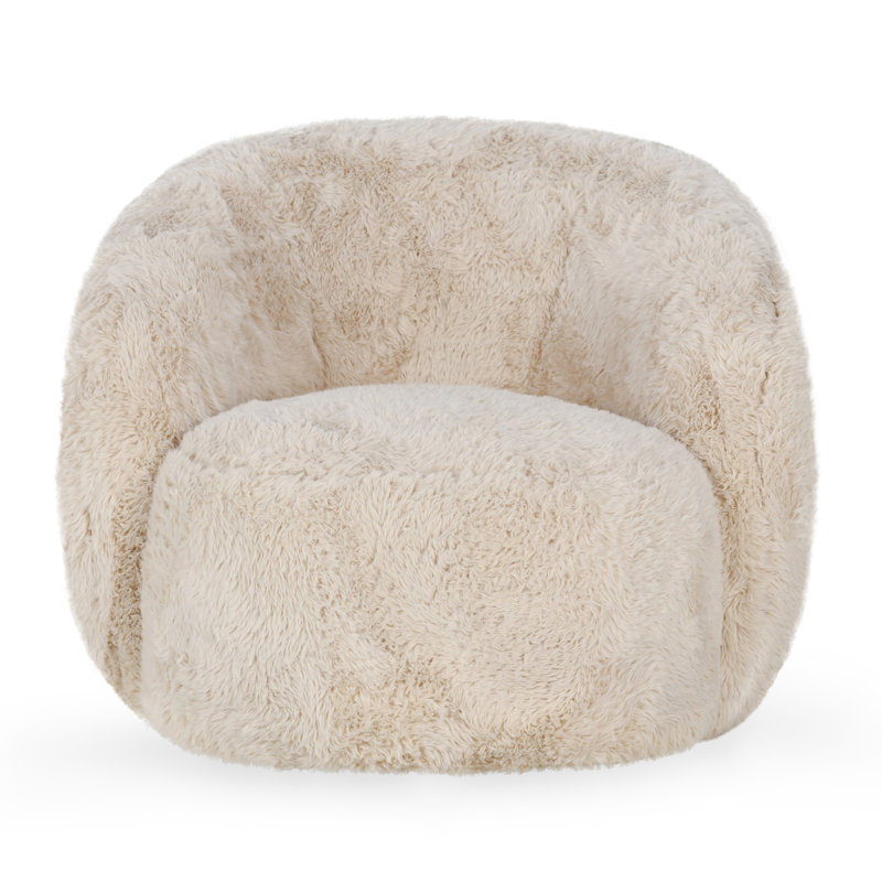 Adley Plush Swivel Accent Chair