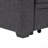 76.5" Linen Blend Upholstered Sectional With Pull-Out Bed And Chaise Storage-816543231
