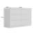 Carlton 6 Drawer Double Dresser - 3+3 Configuration, Scratch-Resistant, Handleless Design, Matte Finish. -39703027