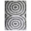 TAPIS EN POLYESTER ÉCOLOGIQUE TUFFÉ À LA MAIN, gris blanc, motif géométrique-1938353452