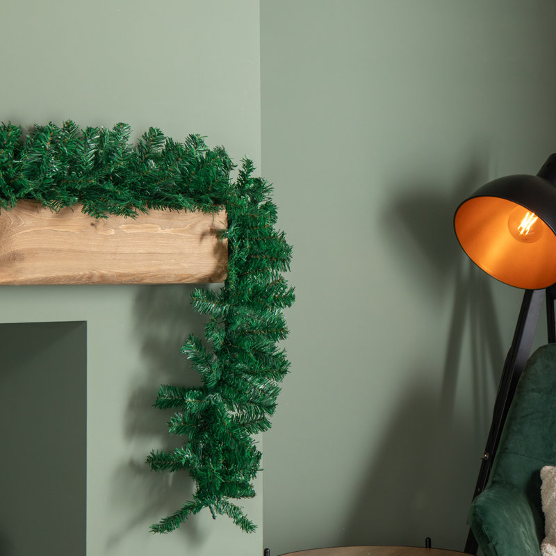 Annachiara 270cm Faux Garland, Light Green