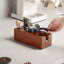 Station de tassage en bois espresso 51-58 mm avec fente amovible
