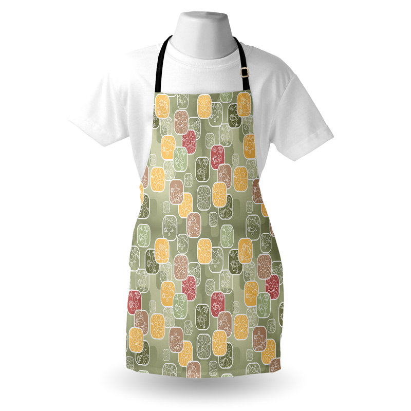 Geometric Shape Bib Apron