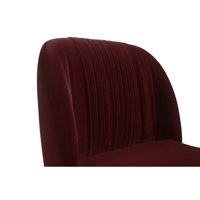 Nevin Upholstered Dining Chair, Merlot