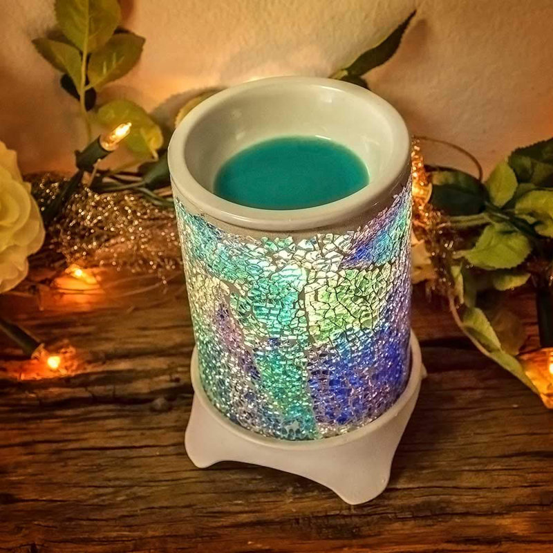 Rainbow Electric Wax Warmer, Blue/Green