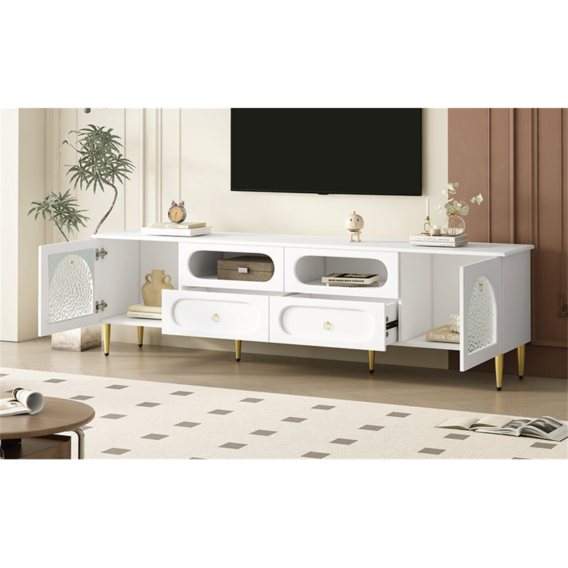 VIBE HAUS 78.8'' Retro TV Stand