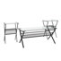 3 - Piece Glass Top Living Room Table Set