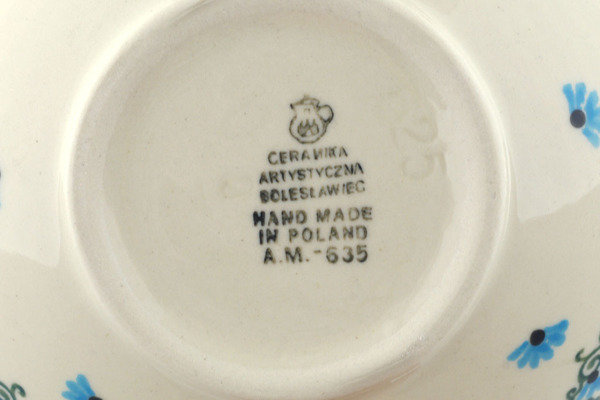 Forget Me Not Stoneware Rice Bowl
