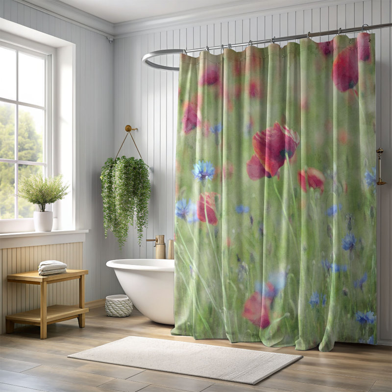 Rideau de douche Fruin, H 74 po x l 71 po