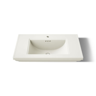 Memoirs® Stately Pedestal/Console Table Bathroom Sink Basin with Single Faucet-hole Drilling