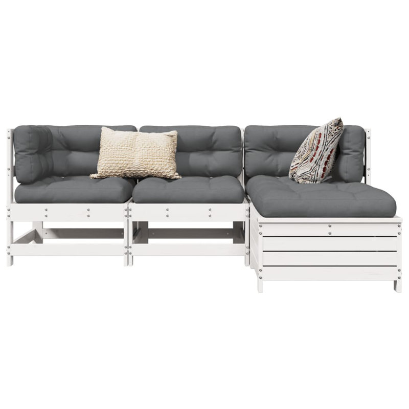 62cm Wide L-Shaped Patio Sectional