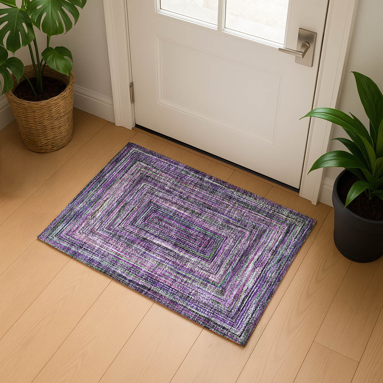 Premium Machine Washable Bucz AMF1725 Geometric Rug