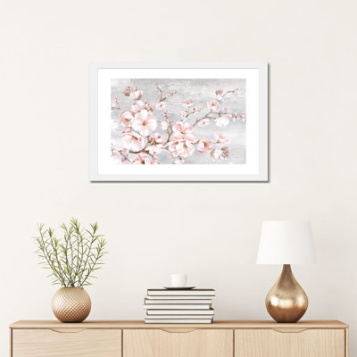 «Spring Cherry Blossoms I» par Eva Watts - reproduction d'art sur papier