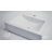 ALFI brand ABC701 White 24" Rectangular Semi Recessed Ceramic Sink with Faucet Hole