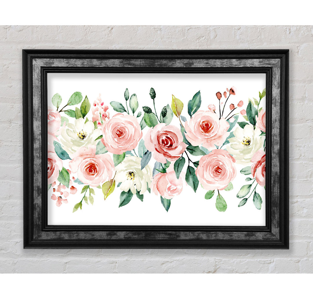 Floral Roses Bouquet - Single Picture Frame Art Prints